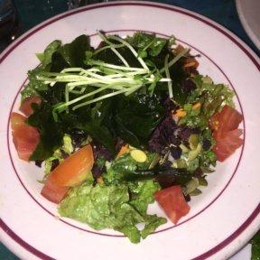 Gluten-free house salad from Caravan of Dreams